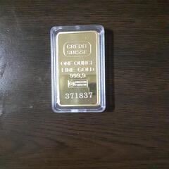 純金のインゴット10グラム