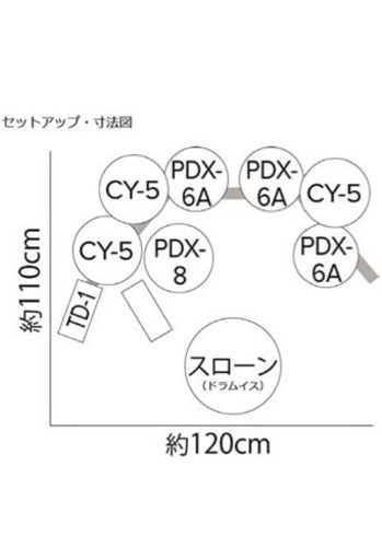 Roland TD-1DMK オリジナル スターターパック PEARL製キックペダル