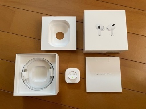AirPodsPro 箱+ケーブル+ イヤーピース