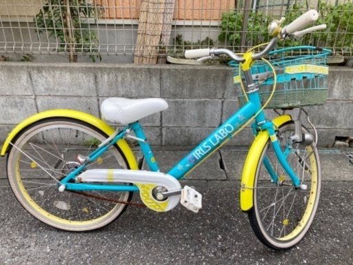 あさひASAHI 20インチ ガールズラボポップ ブルーイエロー