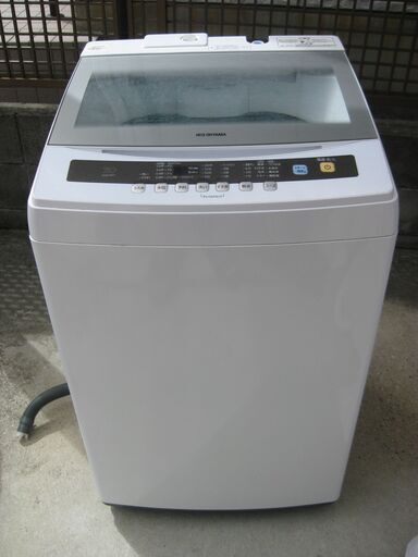 値下げしました。★アイリスオーヤマ　全自動洗濯機　IAW-N71　　７.0㎏　  2019年製　   美品