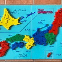 くもん　日本地図パズル