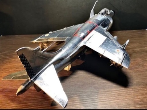 配送 アルミ貼りシーハリアー(1/48)