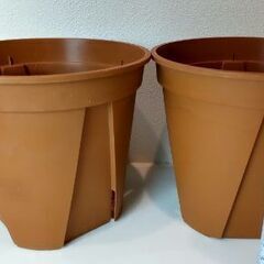 【差上げます】プラスチック製の植木鉢3
