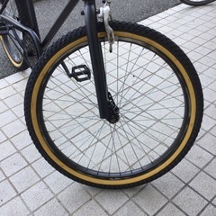 【✨タイヤしっかり❗️デリバリーに❗️ブラック❗️✨】24インチビーチクルーザー バイク 自転車 オシャレ