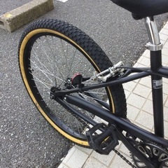 【✨タイヤしっかり❗️デリバリーに❗️ブラック❗️✨】24インチビーチクルーザー バイク 自転車 オシャレ