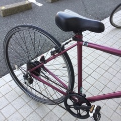 【✨特価❗️６段変速ギアつき❗️パープル❗️✨】ADEL/アデル 700Cクロスバイク - 自転車