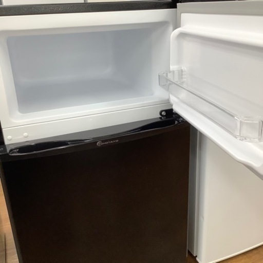 TOHO TAIYOトーホータイヨー 2ドア冷蔵庫 TH-90L2-BK 2019年製