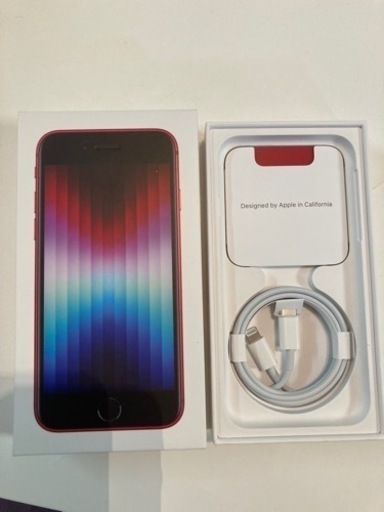iPhone SE3 第3世代　レッド　新品　128GB SIMフリー