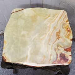 アンティーク家具　オニキス大理石　テーブル