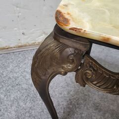アンティーク家具　オニキス大理石　テーブル
