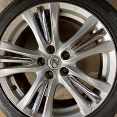 235/45R18 ホイールタイヤ4本セット 5穴 バリ溝タイヤ商談中！