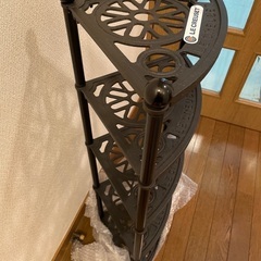 ル・クルーゼ ポットスタンド5段 マットブラック