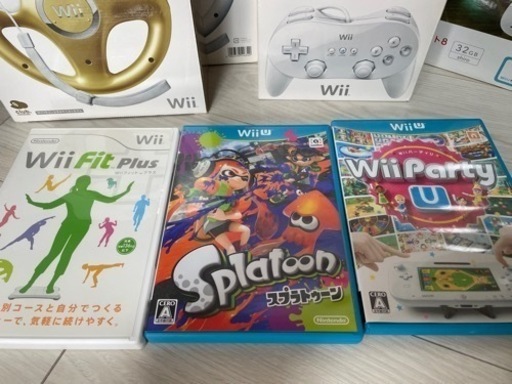 Wii U - wii U 32GB/マリオカート・wii Fit U・その他ソフト3本セット Wii U - wii U 32GB/マリオカート・wii Fit U・その他ソフト3本
