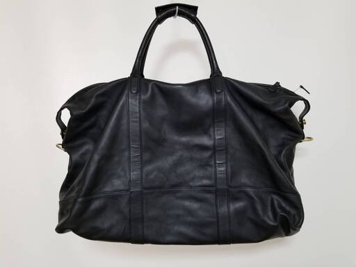 値下げ！【 COACH 】レザーBlack Big Boston Bag〔美品〕