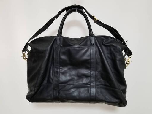 値下げ！【 COACH 】レザーBlack Big Boston Bag〔美品〕