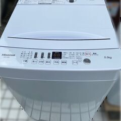 洗濯機 Hisense ハイセンス HW-T55D 5.5kg 2021年製 K096