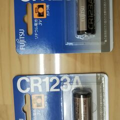 CR123A リチウム電池3V　富士通　カメラ用　２個セット　未使用