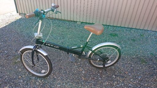 【値下げ！】折りたたみ自転車 ネイビー 20型 6段変則