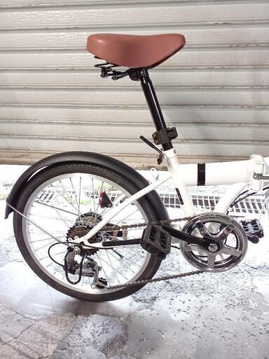 中古自転車3344 前後タイヤ新品！ 折り畳み フォルクスワーゲン