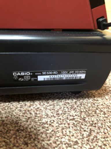 □中古品 CASIO カシオ レジスター SE-S30 2016年製 取扱説明