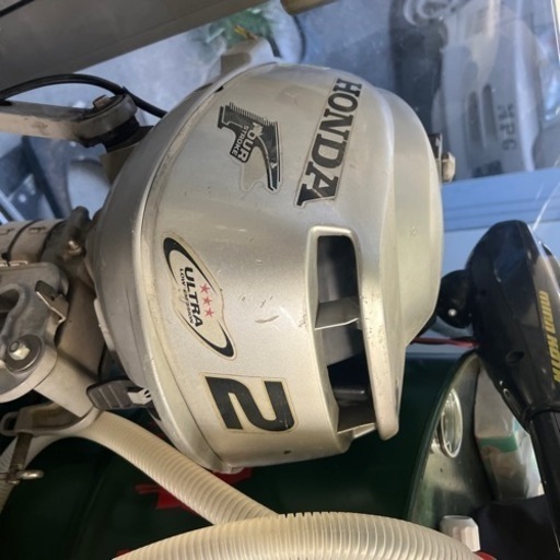 4サイクル 2馬力エンジン 船外機 実動