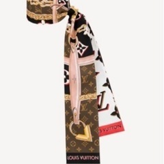 LOUIS VUITTON ルイ・ヴィトン　M76733 スカーフ　新品同様　ホワイト・ネイビー　正規品
