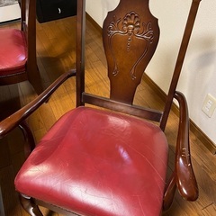 ダイニングテーブルセット　桜の木　アンティーク