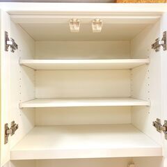 スリム レンジボード 幅60cm 食器棚 キッチンボード レンジ台 鏡面仕上げ コンパクト インテリア 収納 新生活 白 ホワイト★買取帝国 志木店 