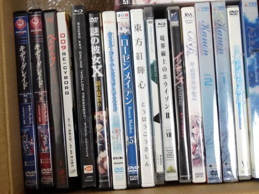 ★アニメ DVD 45本セット SAO ベルセルク　シャナ　イノセンスなど まとめ まとめて 大量　処分