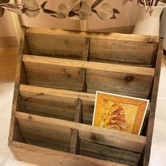 (決まりました)木製レターケース