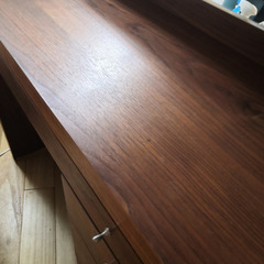 ACTUS(アクタス) ドレッサー 広松木工 ウォールナット コンセント付き