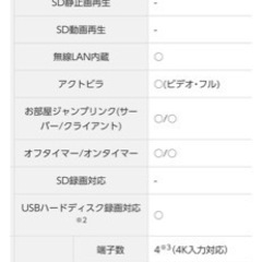 美品　49型　4K対応　壁掛用