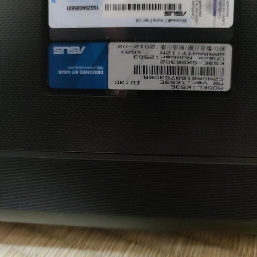 ASUS K53E Corei7 4コア搭載 SSD220GB アダプター付