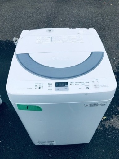 1番 SHARP✨全自動電気洗濯機✨ES-GE55N-S‼️