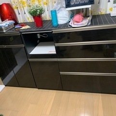 家具　傷なし食器棚の組み合わせ　キッチン収吶