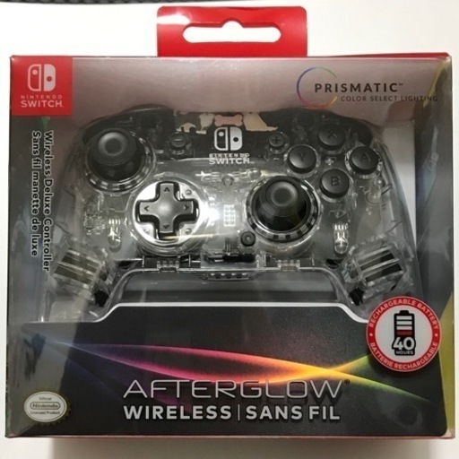 PDP Afterglow Switch Wireless Deluxe Controllerスイッチ ワイレス Pro コントローラー [並行輸入品]