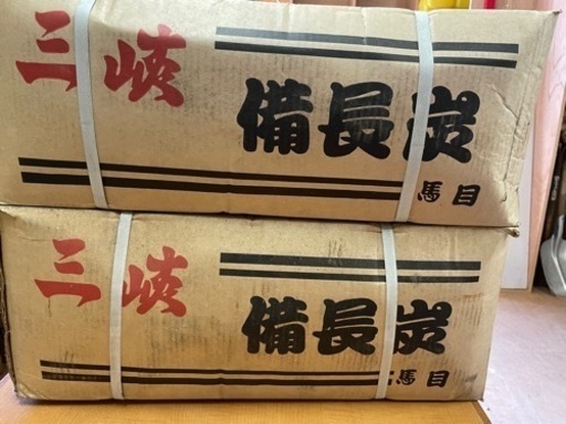 備長炭　4箱　約50kg