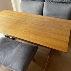 無印良品　ハイバックリクライニングソファー&オットマン　セット