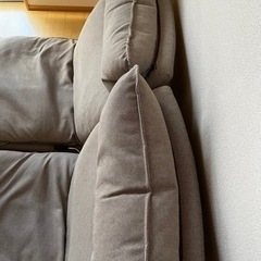 無印良品　ハイバックリクライニングソファー&オットマン　セット