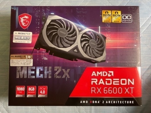 その他 msi RADEON RX6600XT 8GB MECH 2x