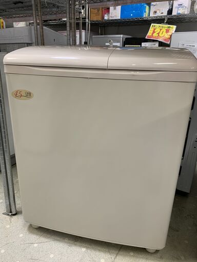 ★来店限定★　２層式洗濯機　4.5kg　日立　PS-H45L　2021年製