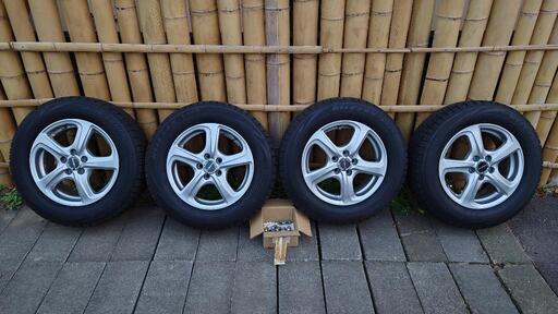 中古美品　バルミナ ZR5 6J 15インチ IS 43 100/5H +ブリザック　185/60R15