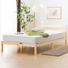 未使用・未開放　ニトリセミダブルベッドフレーム