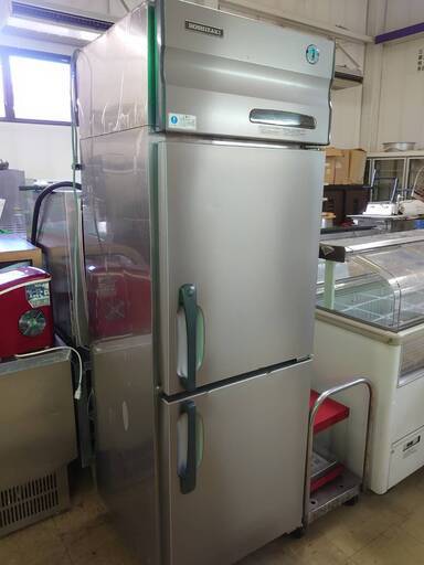 中古　冷凍庫⑩　２枚扉　訳あり価格→仕上げ作業なし　現状店頭渡