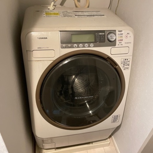 東芝2009年製9㎏ハイブリッドドラム式洗濯乾燥機