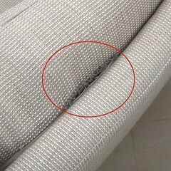 札幌市/清田区 karimoku/カリモク 2.5人掛けソファ UU46モデル UU4622F281 ベージュ系 布張り ファブリック