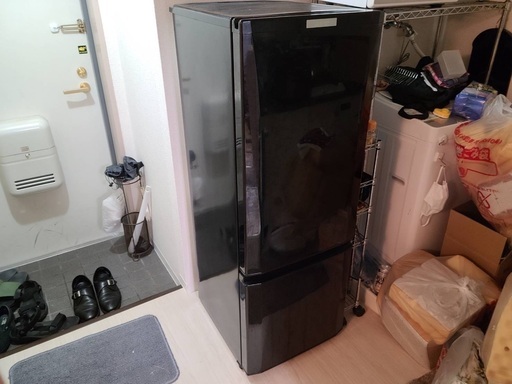 三菱電機　黒　冷蔵庫