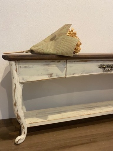 大塚家具 ガラスサイドテーブル IDC大塚 ガラスラウンドサイドテーブル