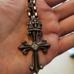 SWC シルバーネックレス クラウン付き 特注品